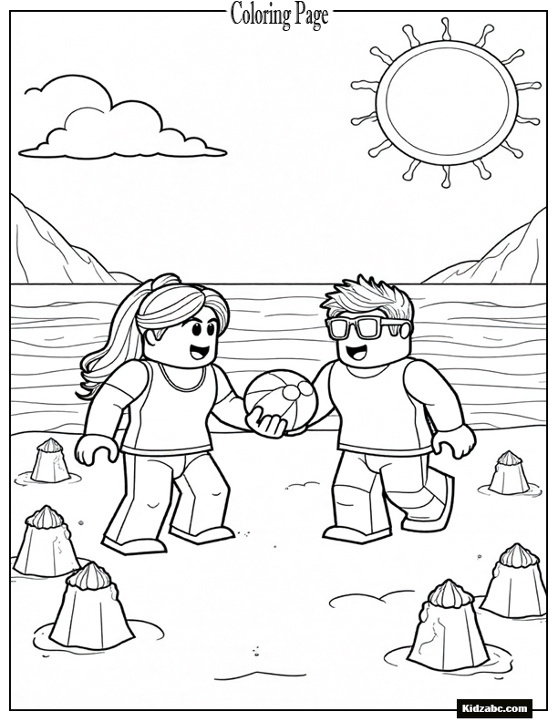 Roblox Coloring Pages