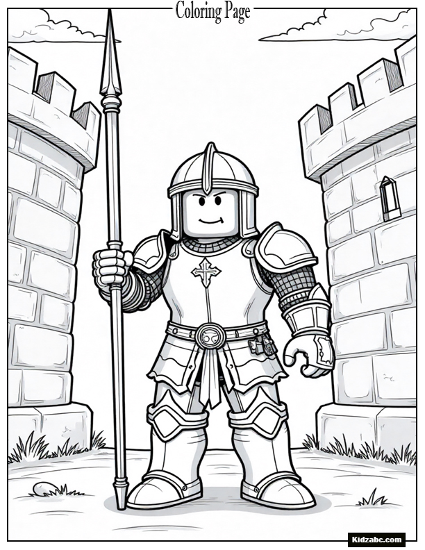 Roblox Coloring Pages
