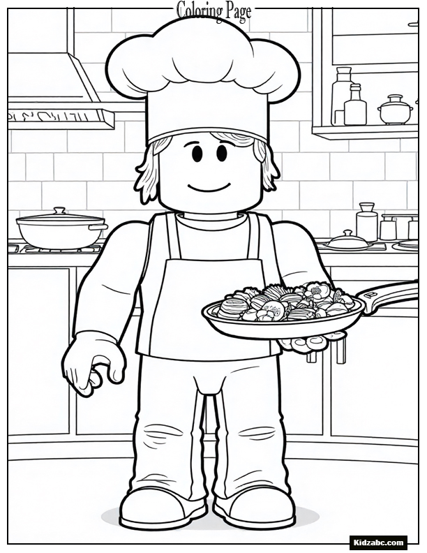 Roblox Coloring Pages