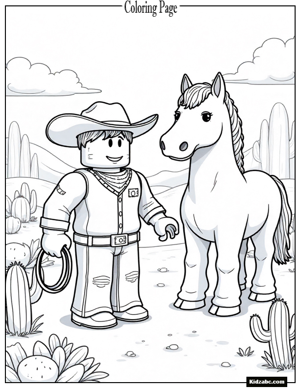 Roblox Coloring Pages
