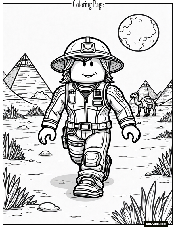 Roblox Coloring Pages