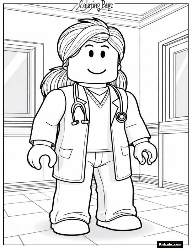 Roblox Coloring Pages