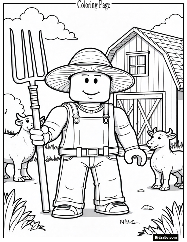 Roblox Coloring Pages