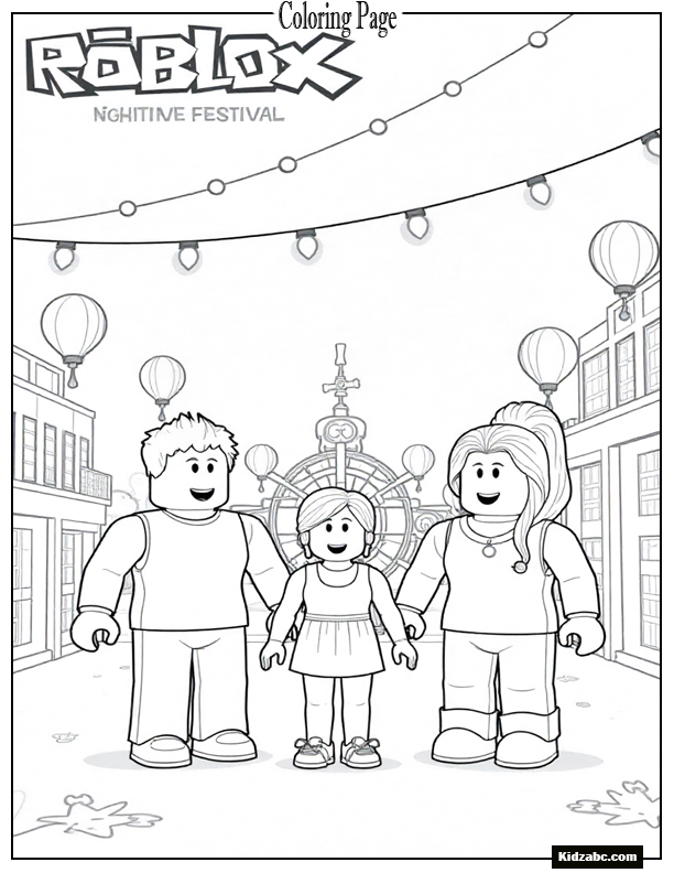 Roblox Coloring Pages