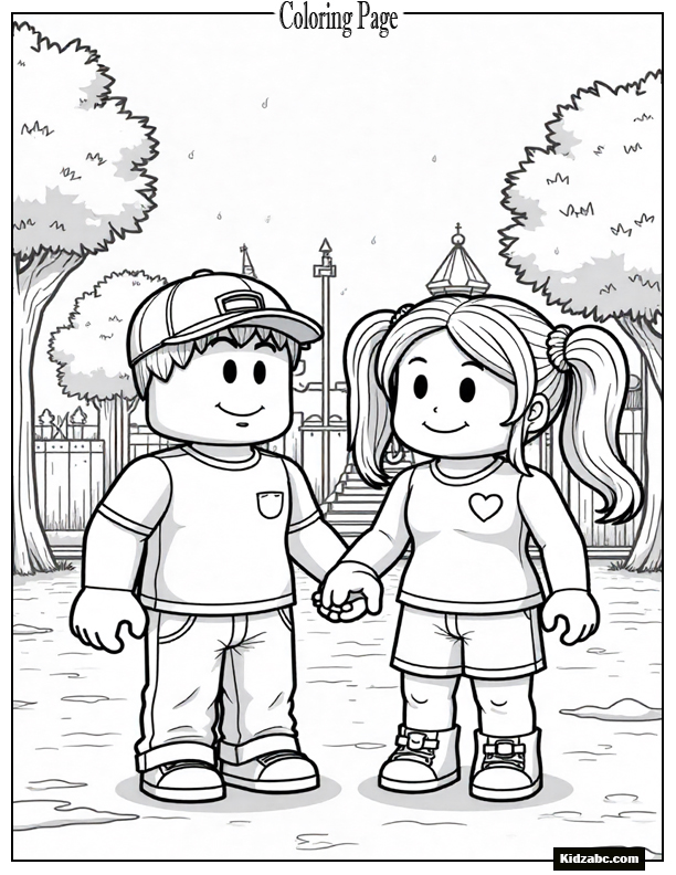 Roblox Coloring Pages