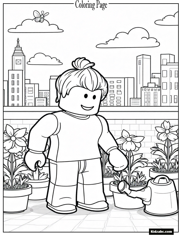 Roblox Coloring Pages