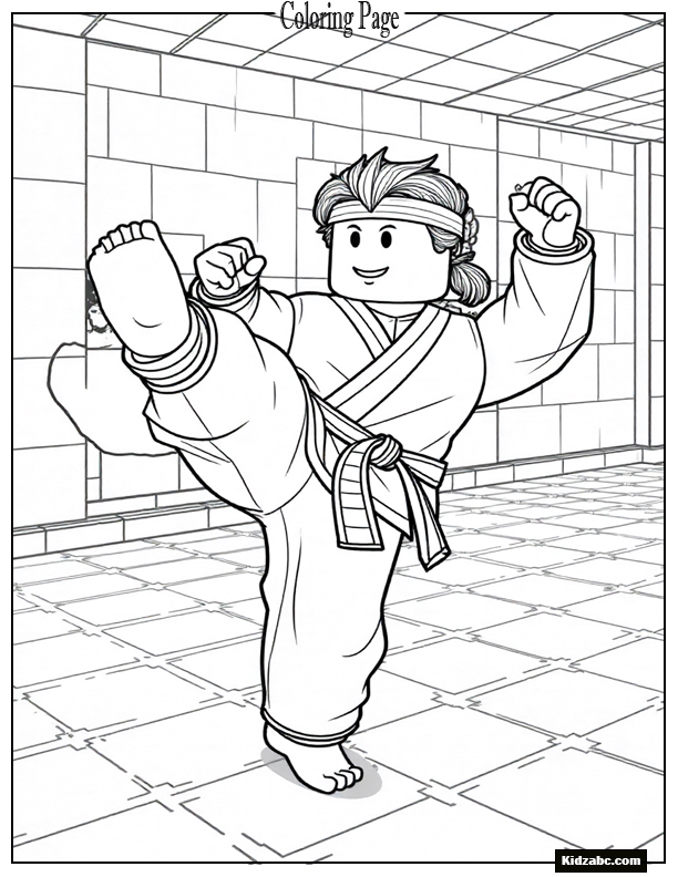 Roblox Coloring Pages