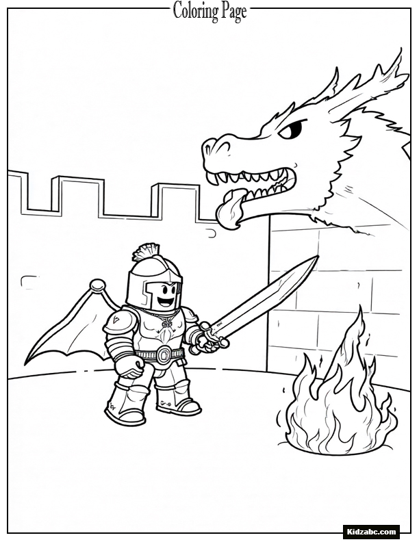 Roblox Coloring Pages