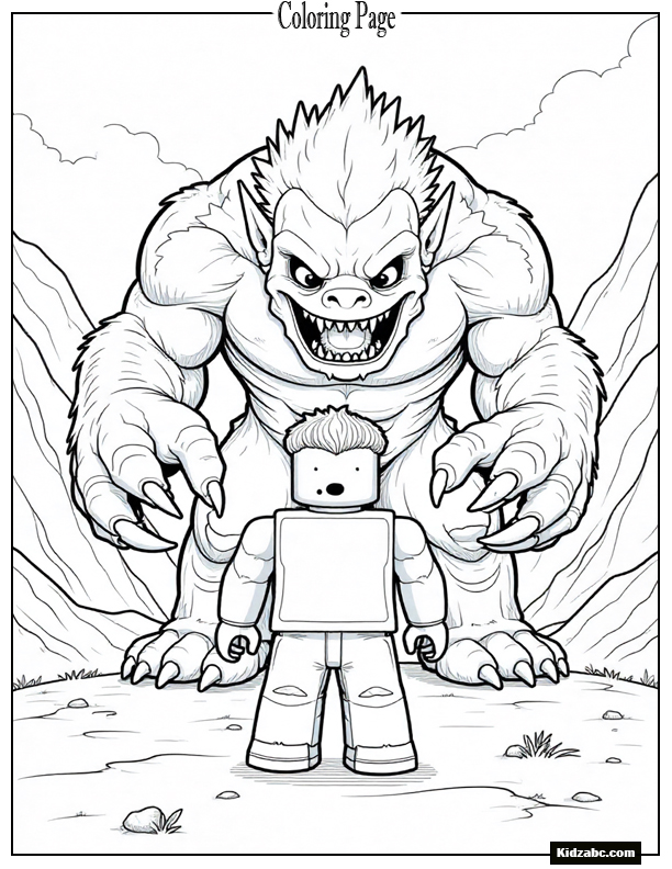 Roblox Coloring Pages