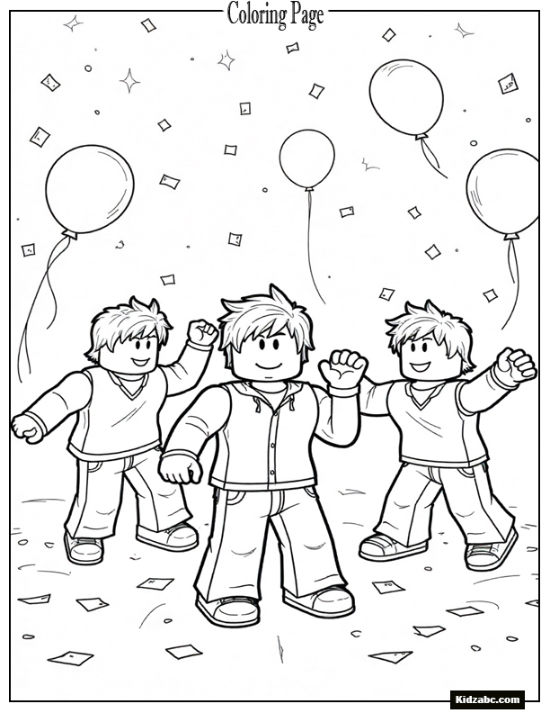 Roblox Coloring Pages