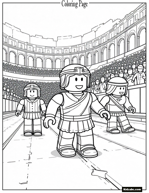 Roblox Coloring Pages