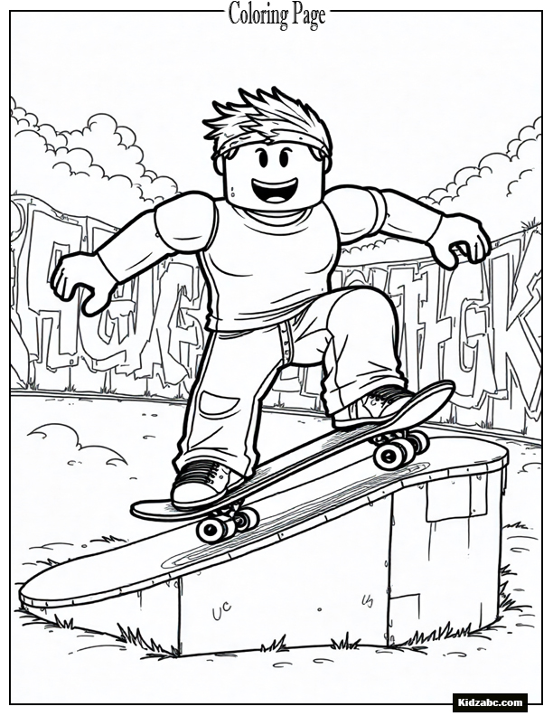 Roblox Coloring Pages