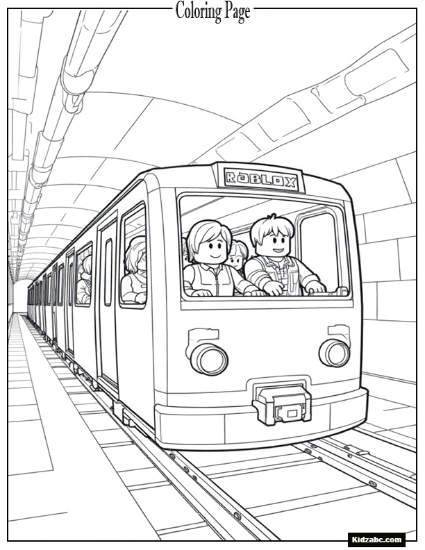 Roblox Coloring Pages