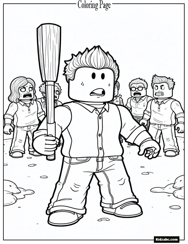 Roblox Coloring Pages