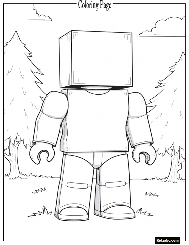 Roblox Coloring Pages