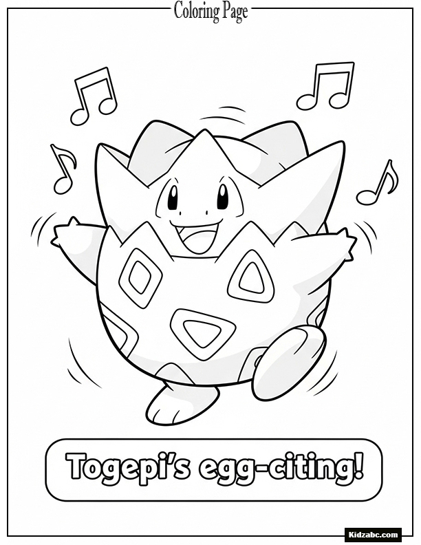 Togepi dancing happily