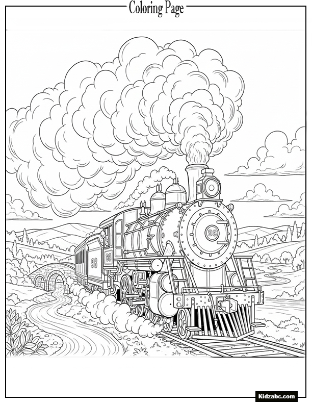 A steam train blowing big clouds of steam