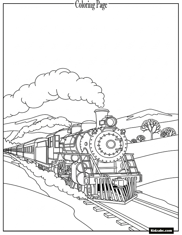 A steam train crossing a snowy landscape