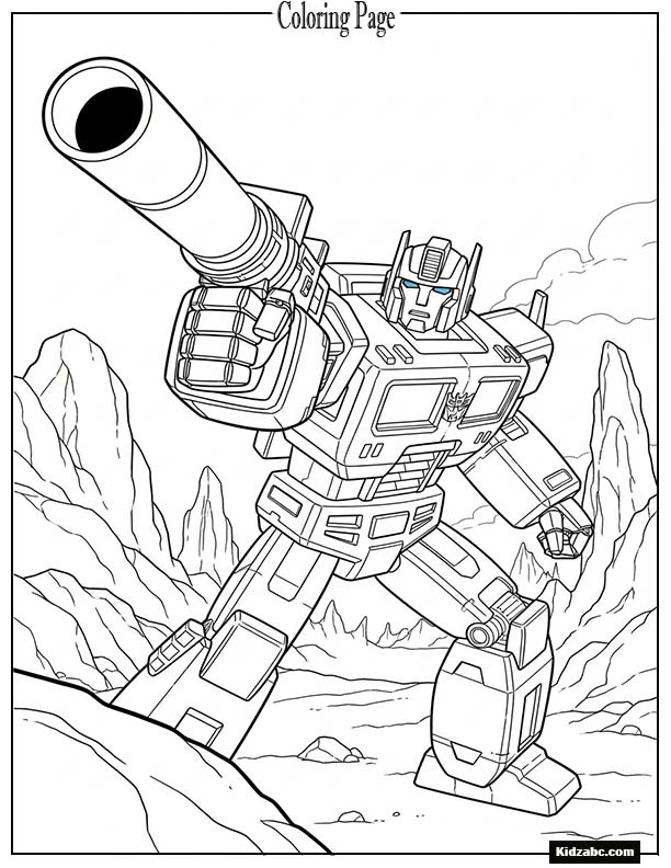 Ironhide aiming his arm cannon