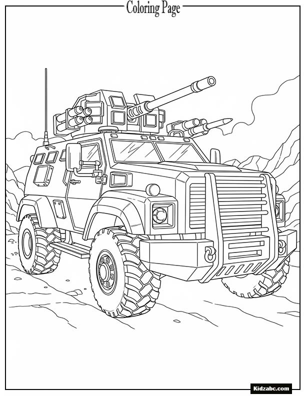 Ironhide armored truck ready for battle