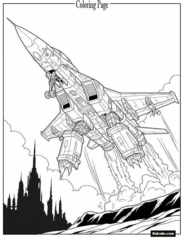 Megatronâs jet landing dramatically