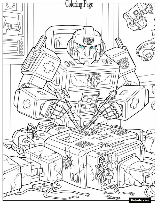 Ratchet fixing a broken robot