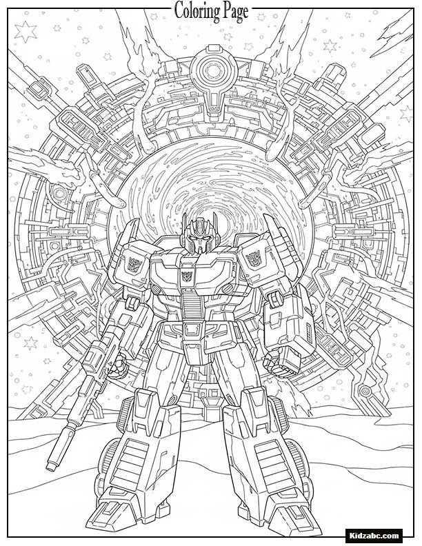 Ultra Magnus guarding a space gate