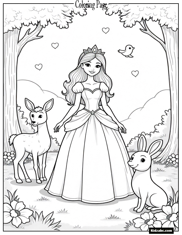 Princess Coloring Pages