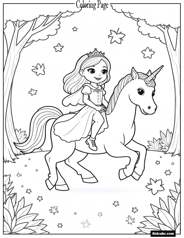 Princess Coloring Pages