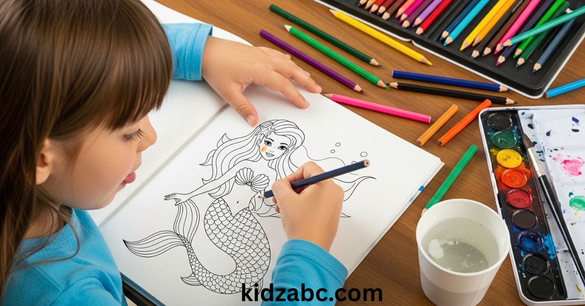 Mermaid Coloring Pages (2)