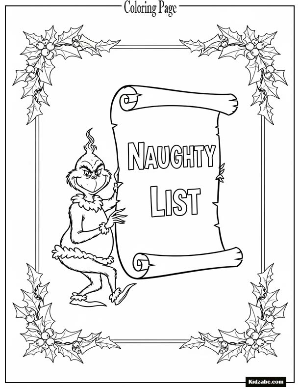 The Grinch sneaking past a simple scroll