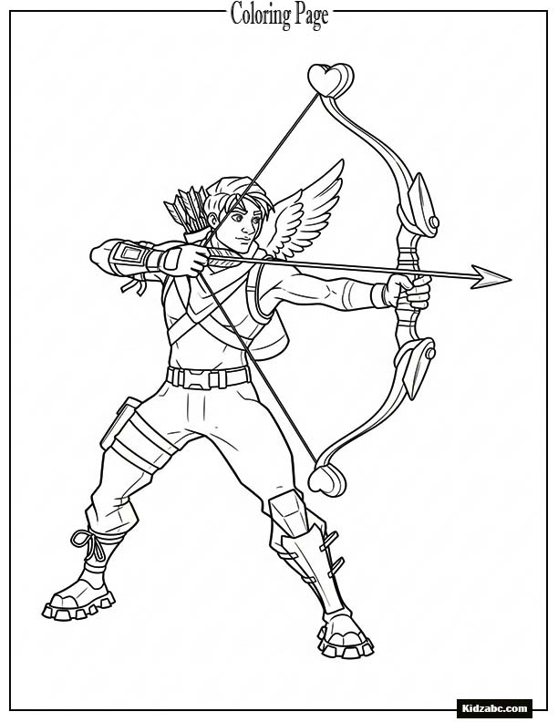 Fortnite archer drawing his bow