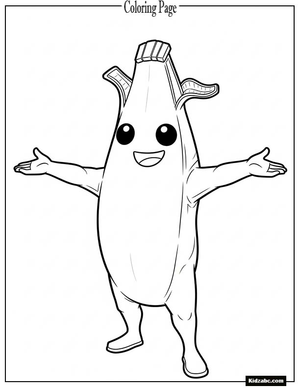 Fortnite banana character smiling with arms open